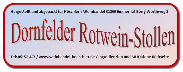 Dornfelder Stollen